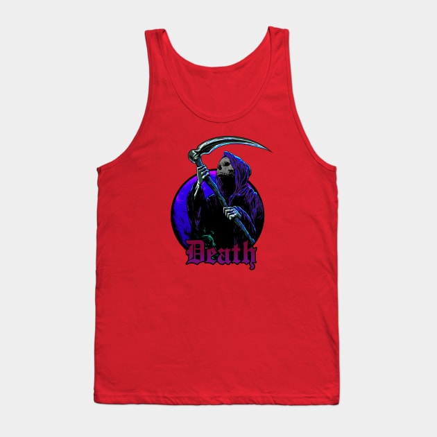 GRIM REAPER (DEATH) Tank Top by theanomalius_merch